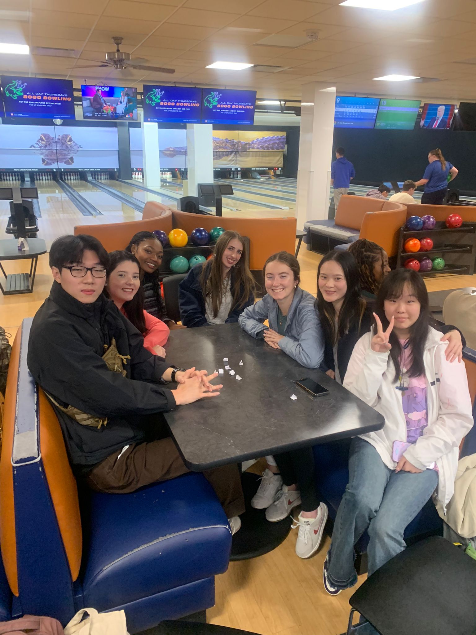 Students having fun in the Reitz Union game room