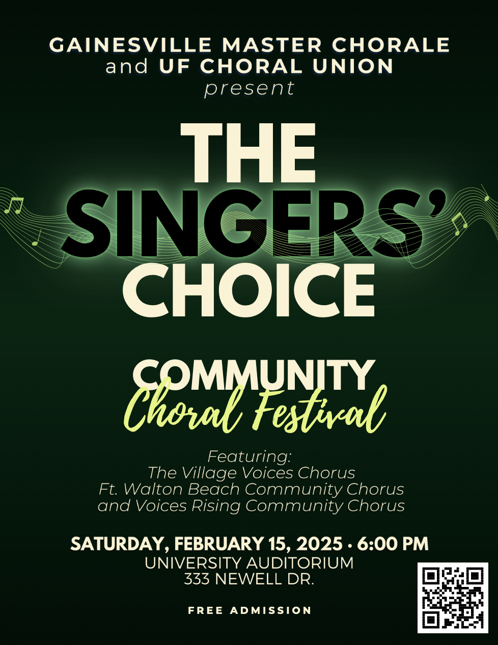 Community Charal concert information