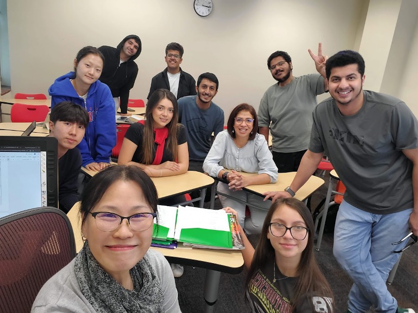 Students in the classroom